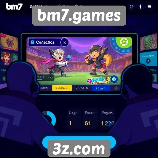 Análise da interface do usuário em bm7.games